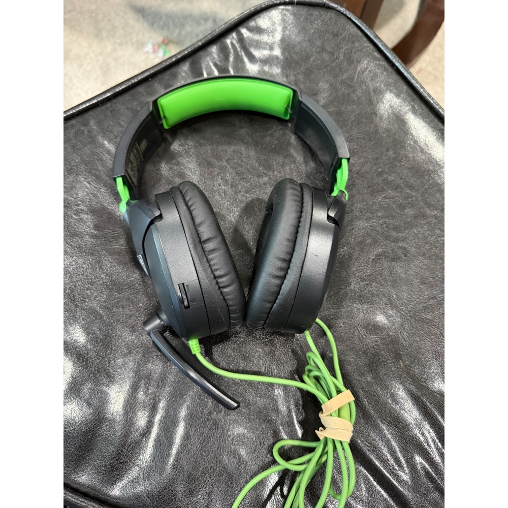 Turtle Beach Recon 50P Gaming Headset Black Green Wired‎ Microphone Xbox PS4